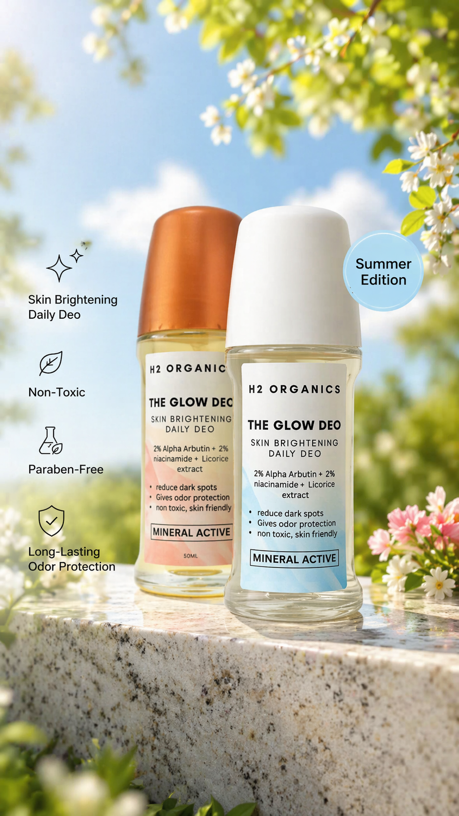 Brightening Deodorant - THE GLOW DUO