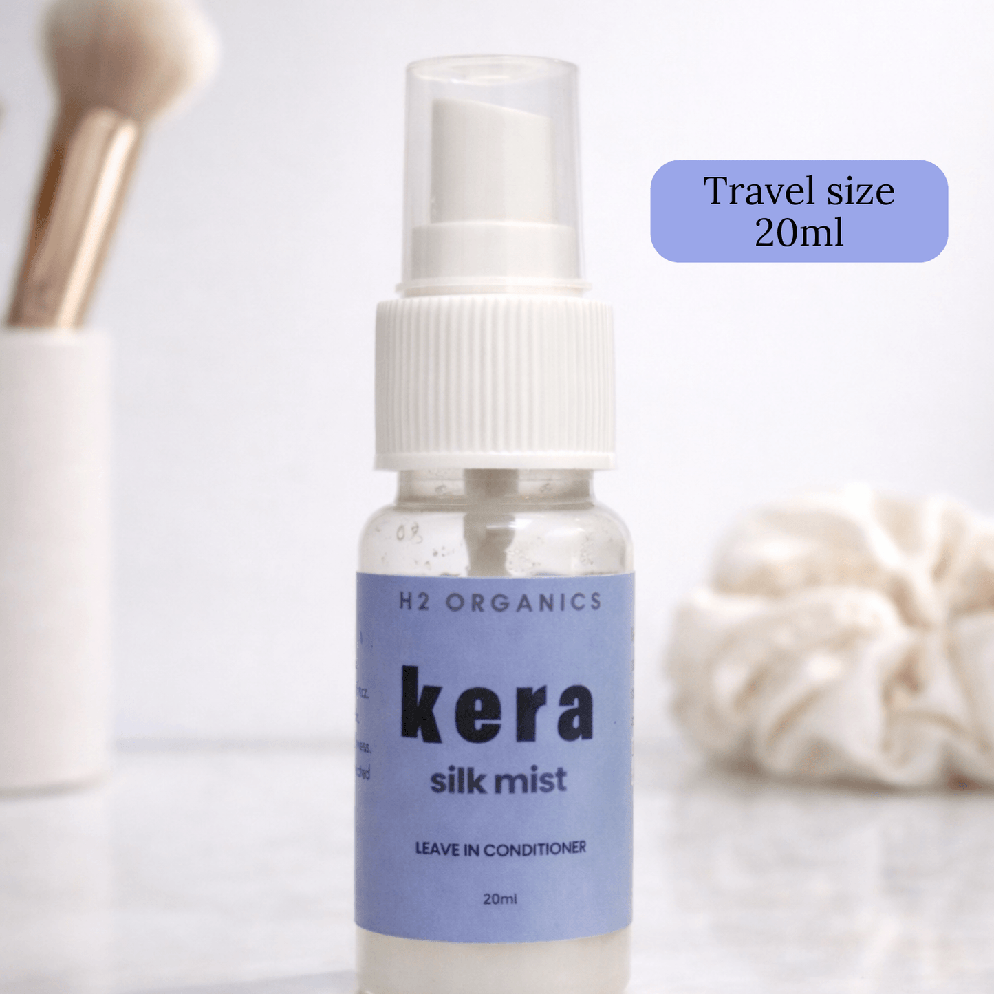 Kera Silk Mist Leave-In Conditioner β Lightweight Frizz Free Smooth Hair | H2Organics