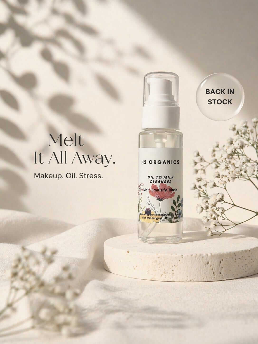 Oil to Milk Cleanser - h2 organics