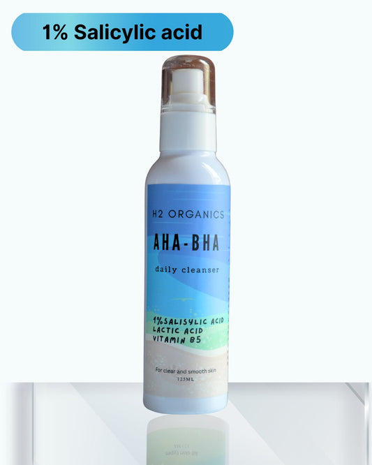 AHA/BHA DAILY CLEANSER - h2 organics