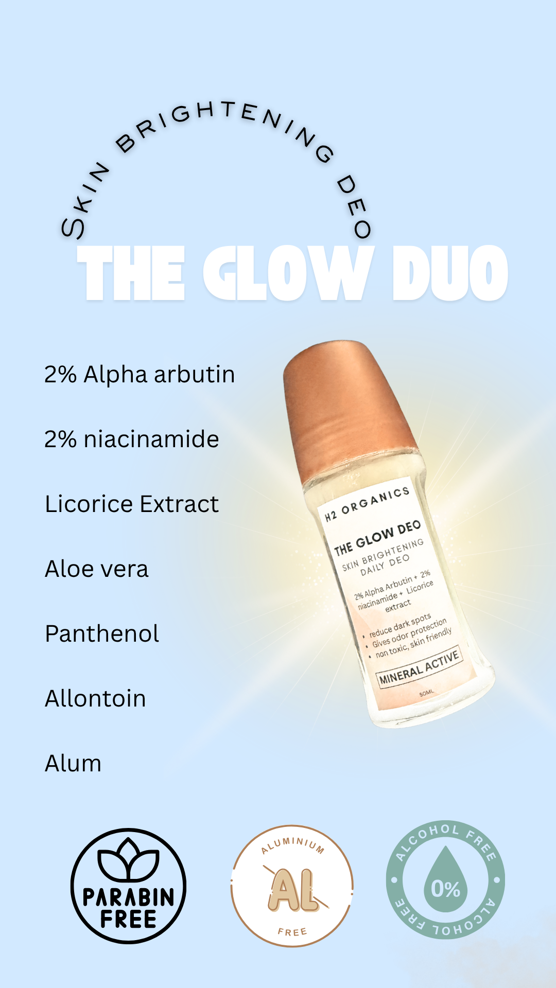 Brightening Deodorant - THE GLOW DUO