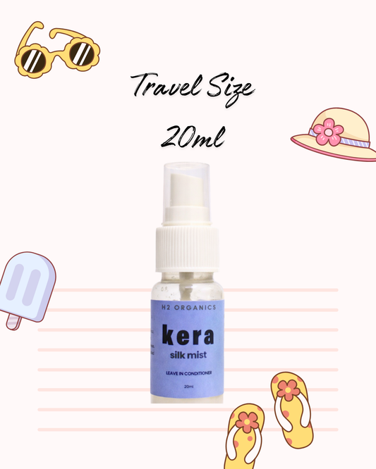 Kera Silk Mist Leave-In Conditioner – Travel Size 20ml| H2Organics