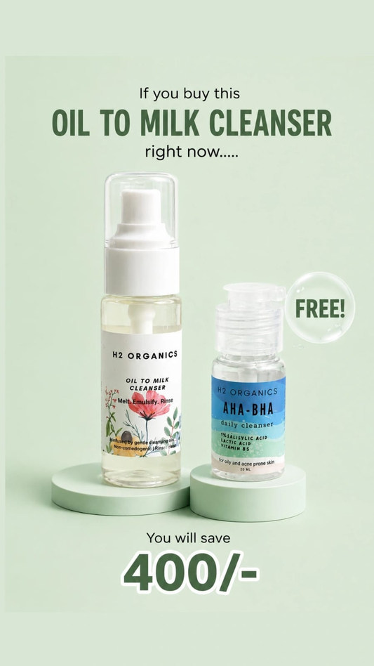 Oil to Milk Cleanser - h2 organics