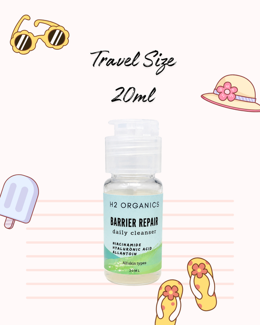 Barrier Repair Cleanser| Travel Size 20ml | H2Organics