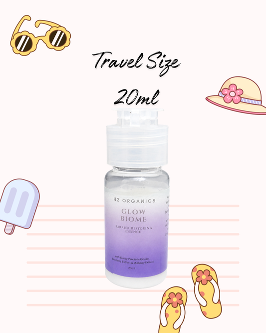 Glow biome Barrier Essence - Travel size 20ml | H2 Organics