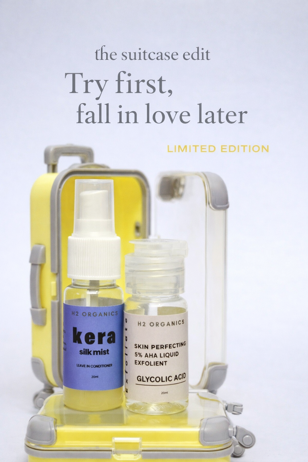 The Suitcase Edit | Travel Skincare Trial Kit – Try Before You Buy
