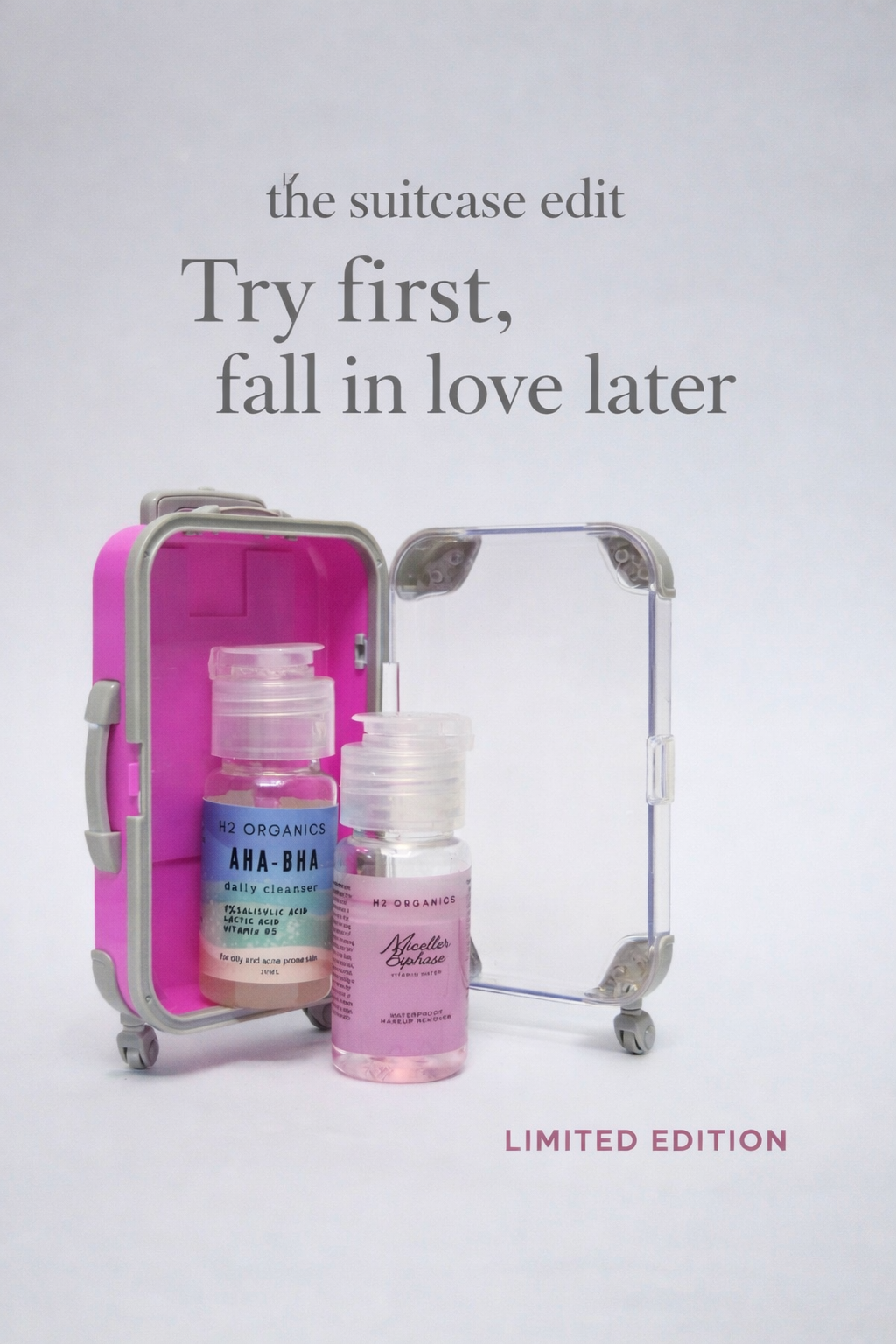 The Suitcase Edit | Travel Skincare Trial Kit – Try Before You Buy